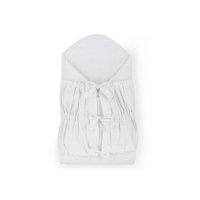 Petite&Mars Zavinovačka šněrovací Nurse s pevnou kokosovou vložkou White 75x75 cm