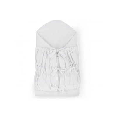 Petite&Mars Zavinovačka šněrovací Nurse s pevnou kokosovou vložkou White 75x75 cm