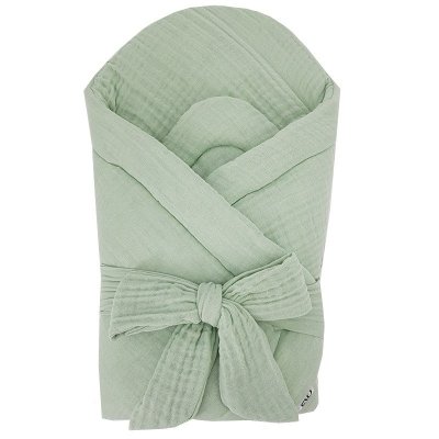 Eko Zavinovačka mušelínová bez vyztužení Mint 75x75 cm