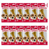 Akinu Kost z buvolí kůže přírodní pamlsek pro psy žvýkací 12 cm 12 ks