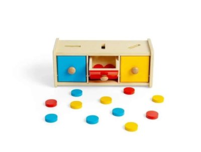 Bigjigs Toys Třídění podle barev 16 ks