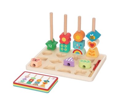 2Kids Toys Hra Třídění podle karet Louka 30 ks