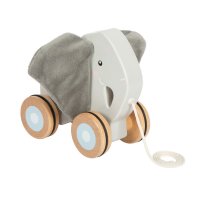Small Foot Dřevěná tahací hračka Slon 1 ks