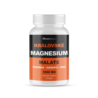 Království zdraví Královské Magnesium Malate 1000 mg, 90 kapslí