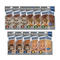 Akinu MASÍČKA Jehněčí & kachní & králičí & kuřecí pamlsek pro kočky 11 balení 50 g