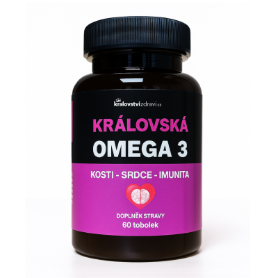 Království zdraví Královská Omega 3 s vitamíny K2, D3, E, 60 tobolek