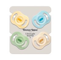 Tommee Tippee Silikonový Dudlík Ultralight Boy 0–⁠⁠⁠⁠⁠⁠6m 4 ks