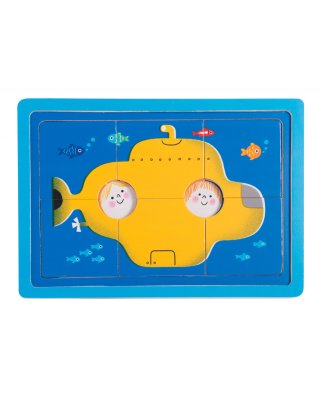 Moulin Roty Puzzle Ponorka tři v jednom