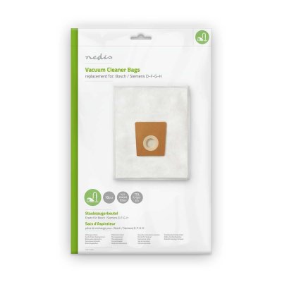 Nedis Sáčky pro vysavače Bosch/Siemens D - F - G - H, 10ks + mikrofiltr