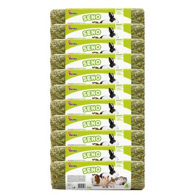 Akinu Lisované seno krmivo pro hlodavce a králíky 11 x 400 g