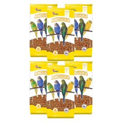 Akinu Kompletní menu krmivo pro andulky 6 x 1 kg