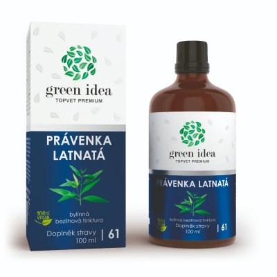 Green idea Právenka latnatá bylinná bezlihová tinktura 100 ml