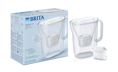 BRITA Style Essential 2,4 l filtrační konvice bílá + 1 filtr na měkkou vodu