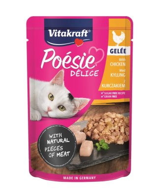 Vitakraft Poésie Délice Gelée kuřecí 85 g