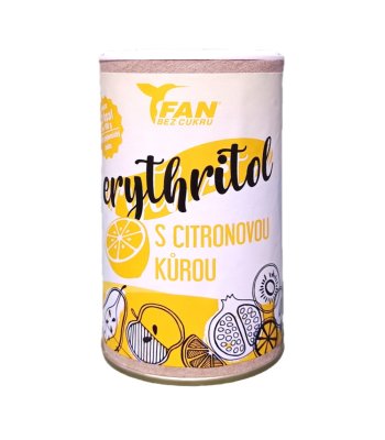 FAN sladidla Erythritol s citronovou kůrou 150 g