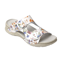 SANTE Dámské pantofle D/10/FLORA BÍLÁ v.42
