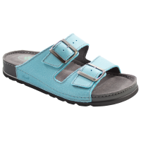 SANTE Dámské pantofle N/211/1/O87/CP TYRKYSOVÁ v.39