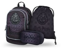 Baagl SET 3 Core Harry Potter Bradavice černý: batoh, penál, sáček