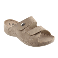 SANTE Dámské pantofle DS/152 BÉŽOVÁ v.38