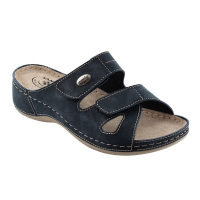 SANTE Dámské pantofle DS/152 MODRÁ v.39