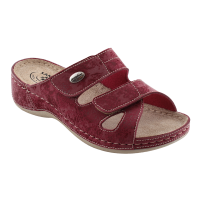 SANTE Dámské pantofle DS/152 VÍNOVÁ v.42