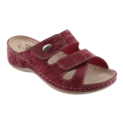 SANTE Dámské pantofle DS/152 VÍNOVÁ v.41