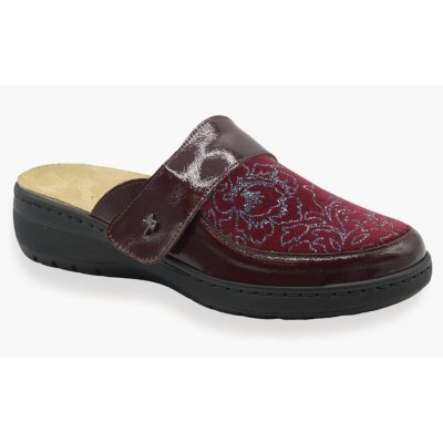 Benexa Dámská zdravotní pantofle bordová, velikosti 1: 40