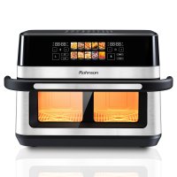 Rohnson Horkovzdušná fritéza s dvouzónovým košem R-2882 – 2 x 6 / 12 l