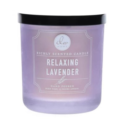 DW Home Signature Vonná svíčka ve skle Relaxační levandule 274 g