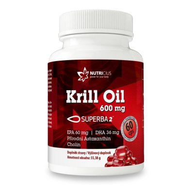 Nutricius Krill oil 600 mg Superba2 60 kapslí Nutricius Krill oil 600 mg Superba2 60 kapslí