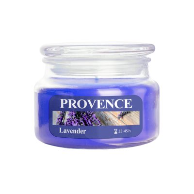 Provence Svíčka ve skle s víčkem Levandule 200 g
