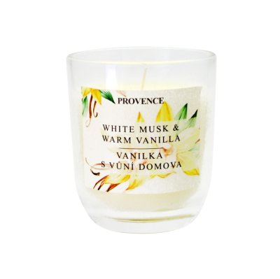 Provence Svíčka ve skle Vanilka s vůní domova 158 g