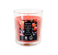 Provence Svíčka ve skle Jahoda a malina 135 g