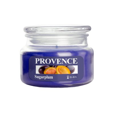 Provence Svíčka ve skle s víčkem Sugarplum 200 g