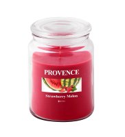 Provence Svíčka ve skle s víčkem Jahoda a meloun 510 g