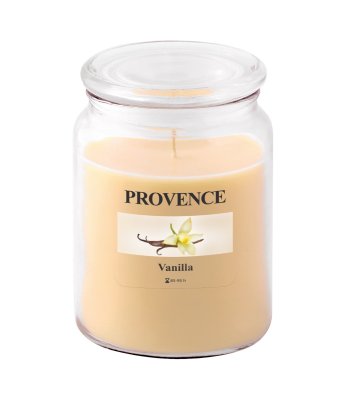 Provence Svíčka ve skle s víčkem Vanilka 510 g