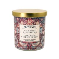 Provence Svíčka ve skle Lesní plody a cedrové dřevo 206 g