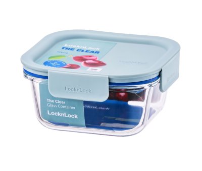 Lock&Lock Clear Dóza čtvercová 500 ml borosilikátové sklo 1 ks