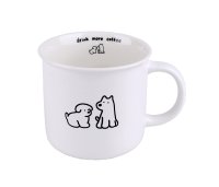 Toro Keramický hrnek Pejsek 380 ml 1 ks bílý