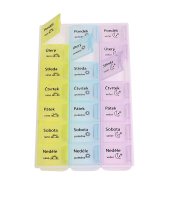 Toro Dávkovač na léky 7 dní ⁠⁠–⁠⁠⁠⁠⁠⁠ ráno / poledne / večer 1 ks