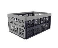 Keeeper Skládací přepravka 32 l 16 kg severská šedá