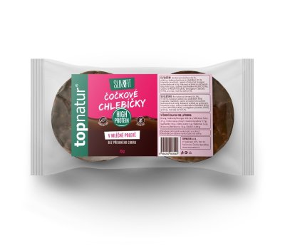 Topnatur Slim&Fit Čočkové chlebíčky v mléčné polevě 70 g