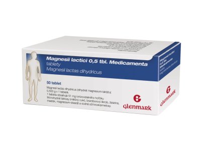 MAGNESII LACTICI 0,5 TBL. MEDICAMENTA - 0,5G TBL NOB 50