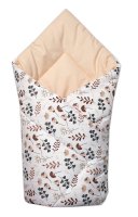 Baby Nellys Kojenecká Zavinovačka klasik Louka,  béžová