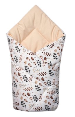 Baby Nellys Kojenecká Zavinovačka klasik Louka,  béžová