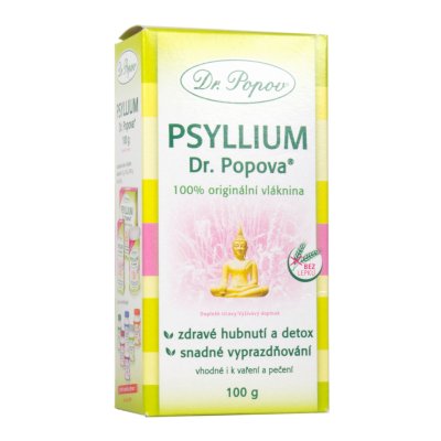 Dr.Popov Psyllium indická rozpustná vláknina 100g