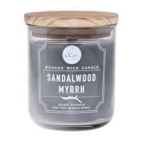 DW Home Signature Vonná svíčka ve skle Myrha a santalové dřevo 326 g