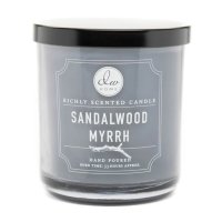 DW Home Signature Vonná svíčka ve skle Myrha a santalové dřevo 274 g