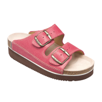 SANTE Dámské pantofle N/25/C30/H/K/CP ČERVENÁ v.38