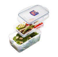 Lock&Lock Dóza na potraviny obdélníková s přihrádkou 1,4 l 1 ks
